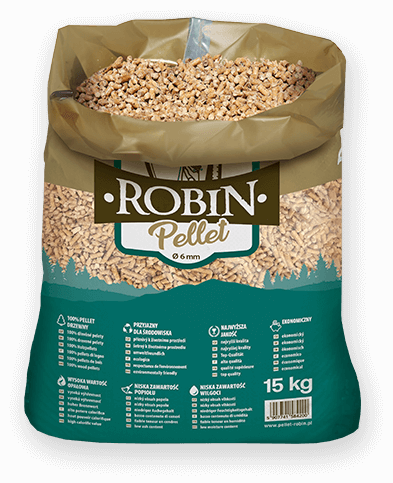 worek pelletu opałowego Robin do kupienia w Sejnach lub sklepie internetowym
